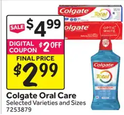 Stop&Shop Colgate Oral Care offer