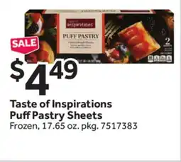 Stop&Shop Taste of Inspirations Puff Pastry Sheets offer