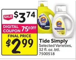 Stop&Shop Tide Simply offer