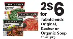 ACME Tabatchnick Original, Kosher or Organic Soup offer