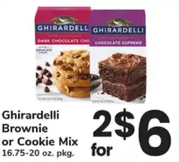 ACME Ghirardelli Brownie or Cookie Mix offer