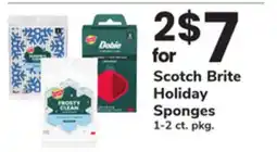 ACME Scotch Brite Holiday Sponges offer