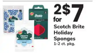 ACME Scotch Brite Holiday Sponges offer