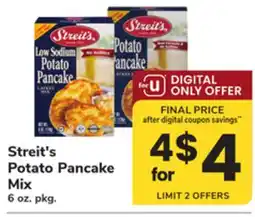 ACME Streit's Potato Pancake Mix offer