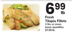 ACME Fresh Tilapia Fillets offer