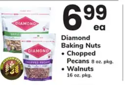 ACME Diamond Baking Nuts, Chopped Pecans 8 oz. pkg., Walnuts 16 oz. pkg offer