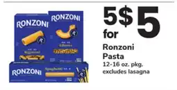 ACME Ronzoni Pasta offer