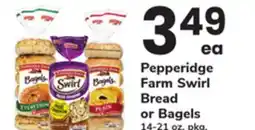 ACME Pepperidge Farm Swirl Bread or Bagels offer