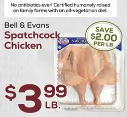 DeCicco & Sons Bell & Evans Spatchcock Chicken offer