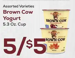 DeCicco & Sons Brown Cow Yogurt offer