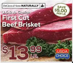 DeCicco & Sons Decicco & Sons Beef Brisket offer