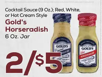 DeCicco & Sons Gold's Horseradish 6 Oz. Jar offer