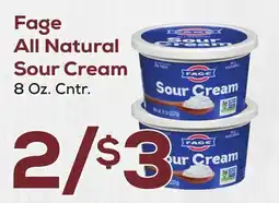 DeCicco & Sons Fage All Natural Sour Cream offer