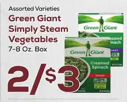 DeCicco & Sons Green Giant Simply Steam Vegetables offer