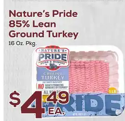DeCicco & Sons Nature's Pride 85% Lean Ground Turkey offer