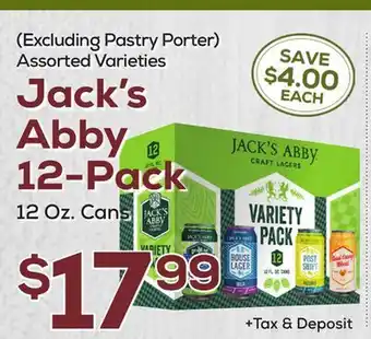 DeCicco & Sons Jack's Abby 12-Pack offer