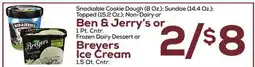 DeCicco & Sons Breyers Ice Cream 1.5 Qt. Cntr offer