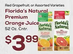 DeCicco & Sons Florida's Natural Premium Orange Juice offer