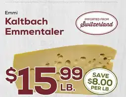 DeCicco & Sons Emmi Kaltbach Emmentaler offer