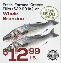 DeCicco & Sons Whole Branzino offer