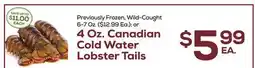 DeCicco & Sons Canadian Cold Water Lobster Tails offer