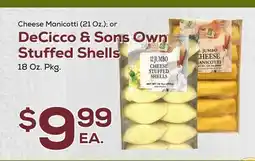 DeCicco & Sons DeCicco & Sons Own Stuffed Shells 18 Oz. Pkg offer