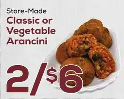 DeCicco & Sons Classic or Vegetable Arancini offer
