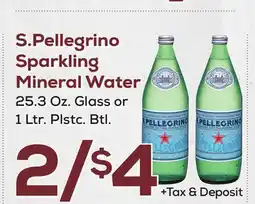 DeCicco & Sons S. Pellegrino Sparkling Mineral Water offer