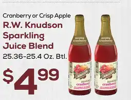 DeCicco & Sons R. W. Knudson Sparkling Juice Blend offer