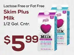 DeCicco & Sons Skim Plus Milk offer
