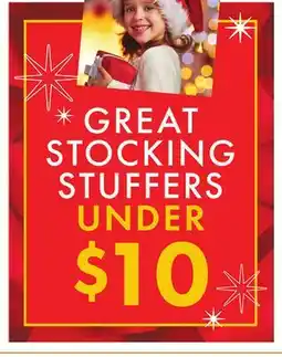 Boscov's GREAT STOCKING STUFFERS offer