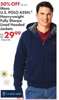 Boscov's Mens U.S POLO ASSN. Heavyweight Fully Sherpa Lined Hooded Jackets offer
