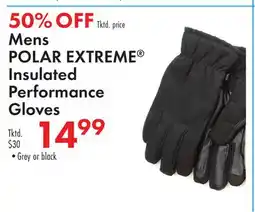 Boscov's Mens POLAR EXTREME Insulated Performance Gloves offer