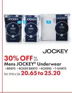 Boscov's Mens JOCKEY Underwear offer
