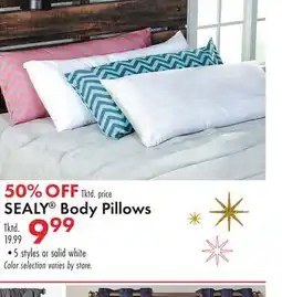 Boscov's SEALY Body Pillows offer