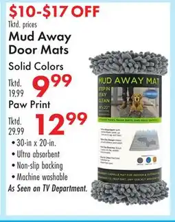 Boscov's Mud Away Door Mats offer
