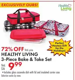 Boscov's HEALTHY LIVING 3-Piece Bake & Take Set offer