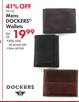 Boscov's Mens DOCKERS Wallets offer