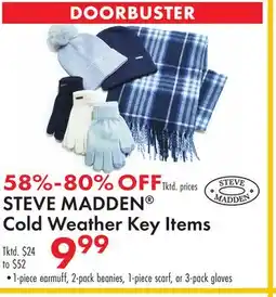 Boscov's STEVE MADDEN Cold Weather Key Items offer