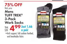 Boscov's Mens TUFF TREK 3-Pack Work Socks offer