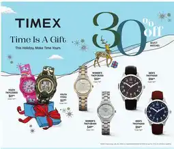 Boscov's Timex offer