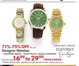 Boscov's Designer Watches offer
