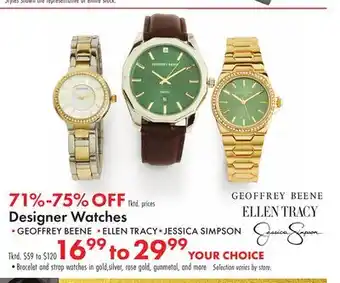 Boscov's Designer Watches offer