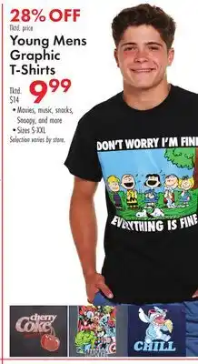 Boscov's Young Mens Graphic T-Shirts offer