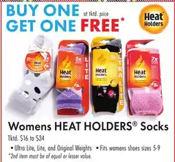 Boscov's Womens HEAT HOLDERS Socks offer