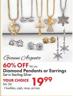 Boscov's Diamond Pendants or Earrings Set offer