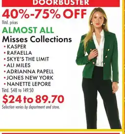 Boscov's Misses Collections offer