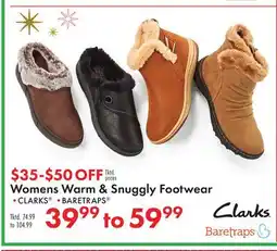 Boscov's Womens Warm & Snuggly Footwear offer
