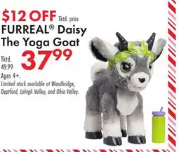 Boscov's FURREAL Daisy The Yoga Goat offer