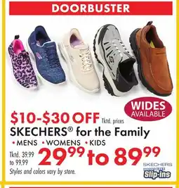 Boscov's SKECHERS for the Family offer